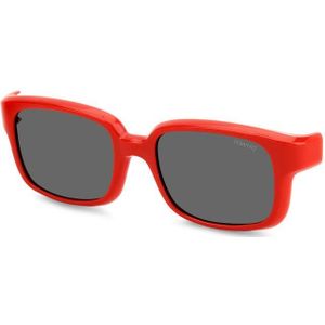 Polaroid Kind PLD K005 CL-on L7Q/M9 Clip-ons Plastic Oranje Grijs Hurken Gepolariseerd