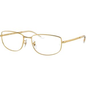 Ray - Ban Unisex RX3732V 2500 Optische monturen Metaal Goud Transparant Geometrisch Normaal