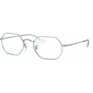 Ray - Ban Unisex RX6456 2501 Optische monturen Metaal Zilver  Geometrisch
