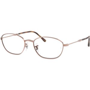 Ray - Ban Vrouw RX3749V 2943 Optische monturen Metaal Bronzen Transparant Geometrisch Normaal