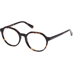 Guess Unisex GU50166 052 Optische monturen Acetaat Havana  Rotonde Normaal