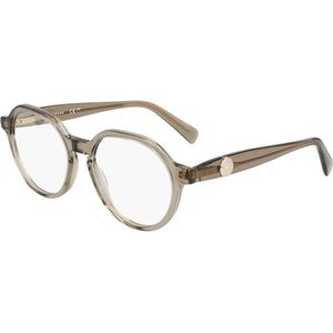 LONGCHAMP Vrouw LO2730 200 Optische monturen Acetaat Bruin  Rotonde Normaal Normaal