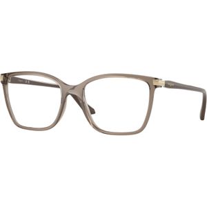 VOGUE EYEWEAR Donna VO5654 3156 Optische monturen Nylon Marrone Trasparente Squadrata Normale