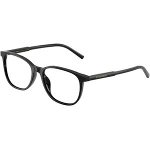 Dolce & Gabbana Man DG3426 501 Optische monturen Acetaat Zwart Transparant Kussen Normaal