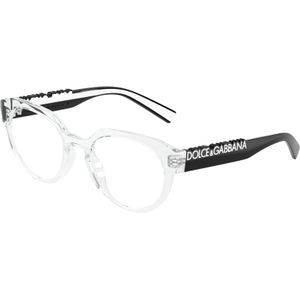 Dolce & Gabbana Unisex DG5113  3133 Optische monturen Geïnjecteerd Transparant Transparant Pantos Normaal