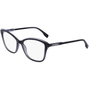 Karl Lagerfeld Vrouw KL6095 009 Optische monturen Plastic Zwart/grijs  Kattenoog