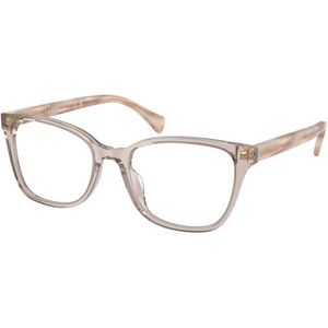 Ralph Lauren Vrouw RA7137U 6124 Optische monturen Acetaat Beige Transparant Kussen Normaal