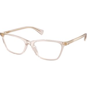 Ralph Lauren Vrouw RA7187U  6117 Optische monturen Acetaat Beige Transparant Hurken Normaal