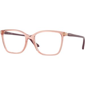 VOGUE EYEWEAR Donna VO5654 2864 Optische monturen Nylon Rosa Trasparente Squadrata Normale