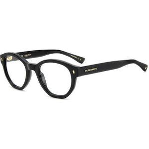 Dsquared2 Man D2 0131 807 Optische monturen Acetaat Zwart  Rotonde