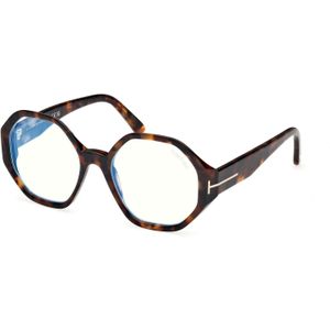 TOM FORD - FT5967-B - Optische Monturen - Havana - Acetaat - Geometrisch