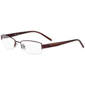 Hugo Boss Unisex Boss 0041 SII Optische monturen uitstel Metaal Rood  Hurken