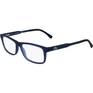 Lacoste Man L2876 410 Optische monturen Geïnjecteerd Blauw  Hurken Normaal Normaal