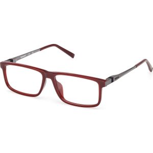Timberland Man TB50069-H 066 Optische monturen Geïnjecteerd Rood  Kwadraat Normaal