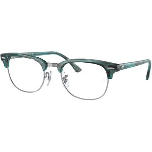 Ray - Ban Unisex RX5154 Clubmaster 8377 Optische monturen Acetaat Groente Transparant Hurken Normaal