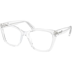 Swarovski Vrouw SK2008 1027 Optische monturen Acetaat Transparant Transparant Geometrisch Normaal