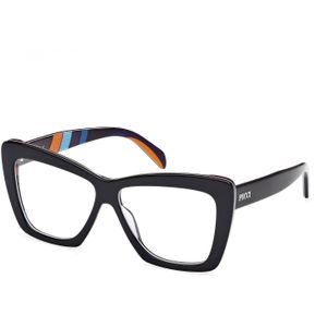 Emilio Pucci Vrouw EP5260 005 Optische monturen Acetaat Zwart  Vlinder Normaal