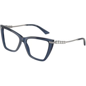Jimmy Choo Vrouw JC3020B 5035 Optische monturen Acetaat Blauw Transparant Kattenoog Normaal