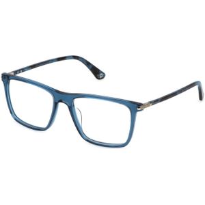 Police Man VPLP12  0T31 Optische monturen Acetaat Blauw  Kwadraat