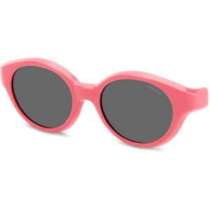 Polaroid Kind PLD K007 CL-on 35J/M9 Clip-ons Plastic Roos Grijs Rotonde Gepolariseerd