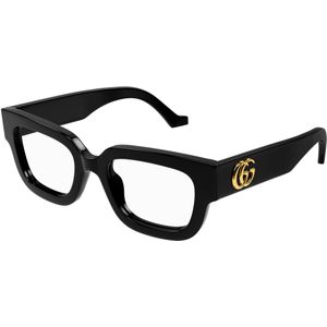 Gucci Vrouw GG1548O 004 Optische monturen Acetaat Zwart Transparant Hurken