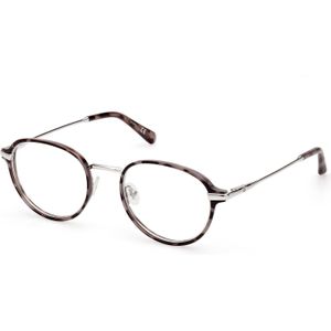 Guess Man GU50079 020 Optische monturen Geïnjecteerd Grijs  Rotonde Normaal