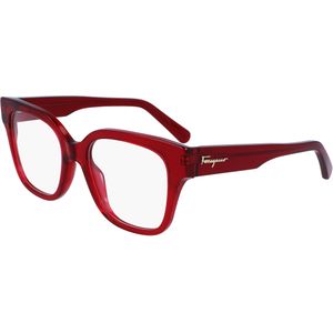 Ferragamo Vrouw SF2952 612 Optische monturen Plastic Rood  Geometrisch  Normaal