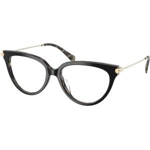 Michael Kors Donna MK4151U Windham 3950 Optische monturen Acetato Nero Trasparente Cat Eye Normale