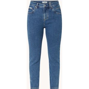 Marc O'Polo Denim High waist tapered fit jeans van biologisch katoen met medium wassing