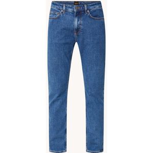 HUGO BOSS Delaware slim fit jeans met donkere wassing