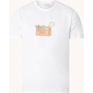 forét Sketch T-shirt van biologisch katoen met print