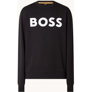 HUGO BOSS We Basic Crew sweater met logoprint