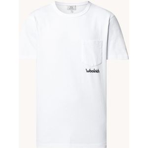 Woolrich Trail T-shirt met logo- en backprint