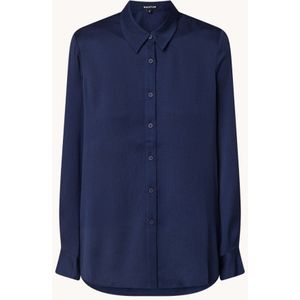 Whistles Molly blouse van satijn met structuur