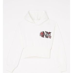 NIK&NIK Cropped hoodie met logoprint