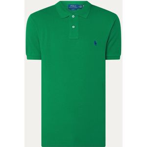 Ralph Lauren Slim fit polo van piqué katoen met logoborduring