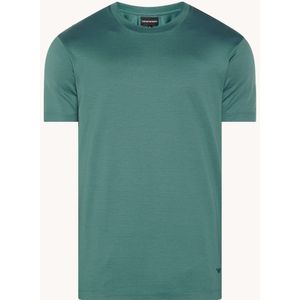 Emporio Armani T-shirt in lyocellblend met logo