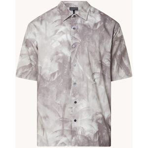 Emporio Armani Regular fit overhemd in lyocellblend met print