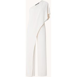 Ralph Lauren One-shoulder loose fit jumpsuit met volant