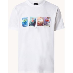 PS Paul Smith T-shirt van biologisch katoen met print