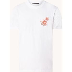 Airforce Bloom T-shirt van biologisch katoen met front- en backprint