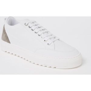 Mason Garments Tia Atletica sneaker van leer met suède details