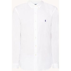 Ralph Lauren Slim fit overhemd met logoborduring