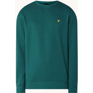 Lyle & Scott Sweater van biologisch katoen met logoborduring