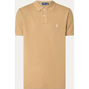 Ralph Lauren Custom slim fit polo van piqué katoen met logoborduring