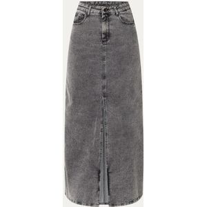 10DAYS Midi rok van denim met split