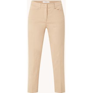 BRAX Mara high waist slim fit cropped chino met steekzakken