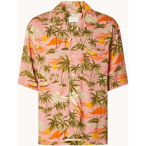 Gant Regular fit overhemd met tropische print