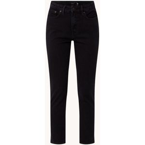 Ralph Lauren High waist cropped skinny jeans met gekleurde wassing