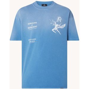 Represent Icarus T-shirt met logo- en backprint